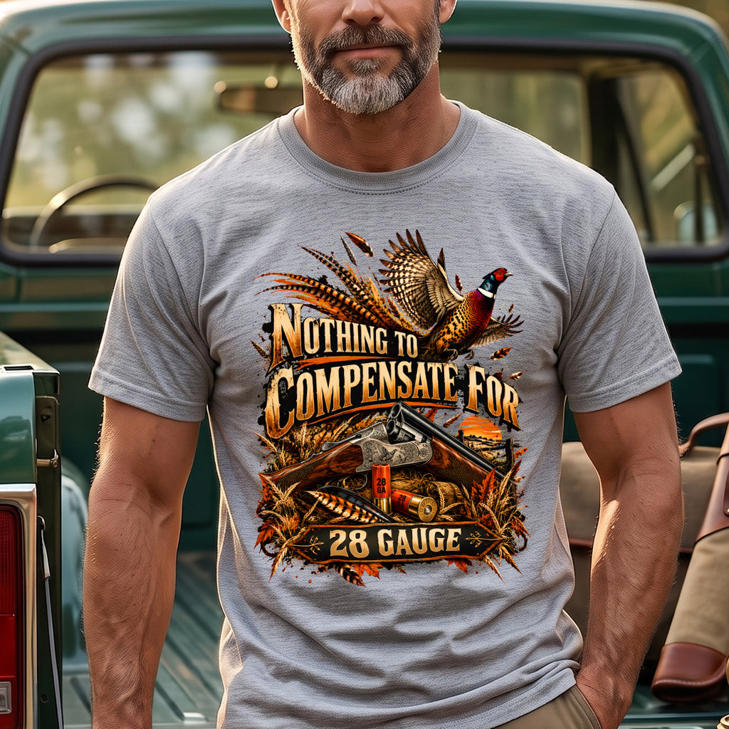 Wingshooting Nothing To Compensate Outdoor Cotton T-Shirt - PHCT1095
