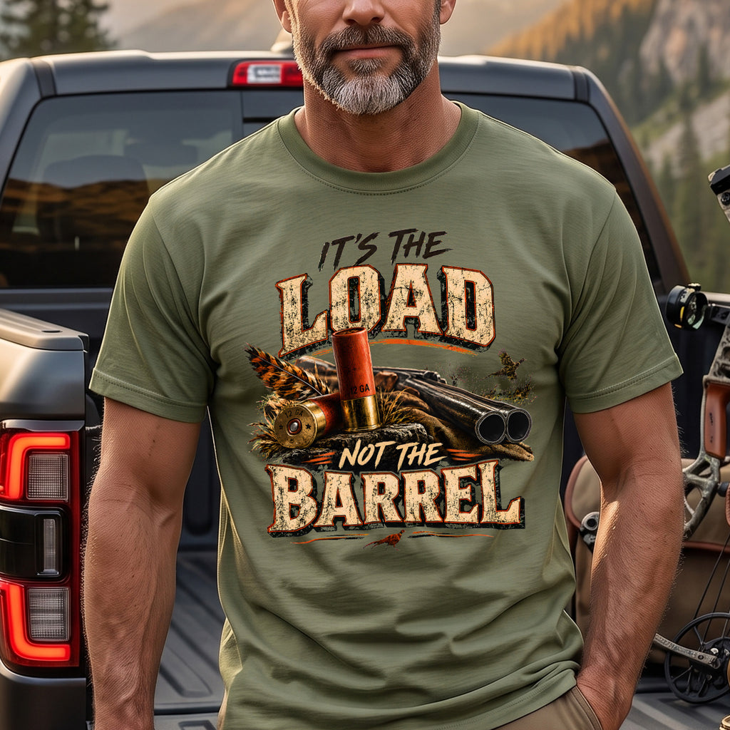 Rooster Load Not The Barrel Outdoor Cotton T-Shirt - PHCT1096