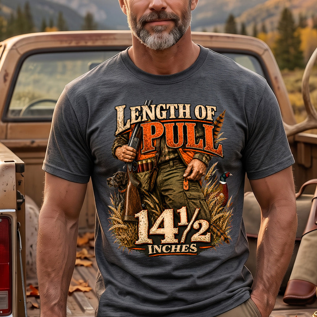 Upland Bird Dog Length Of Pull Outdoor Cotton T-Shirt - PHCT1098