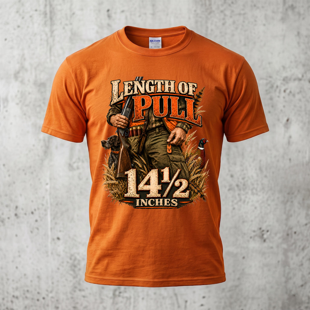 Upland Bird Dog Length Of Pull Outdoor Cotton T-Shirt - PHCT1098
