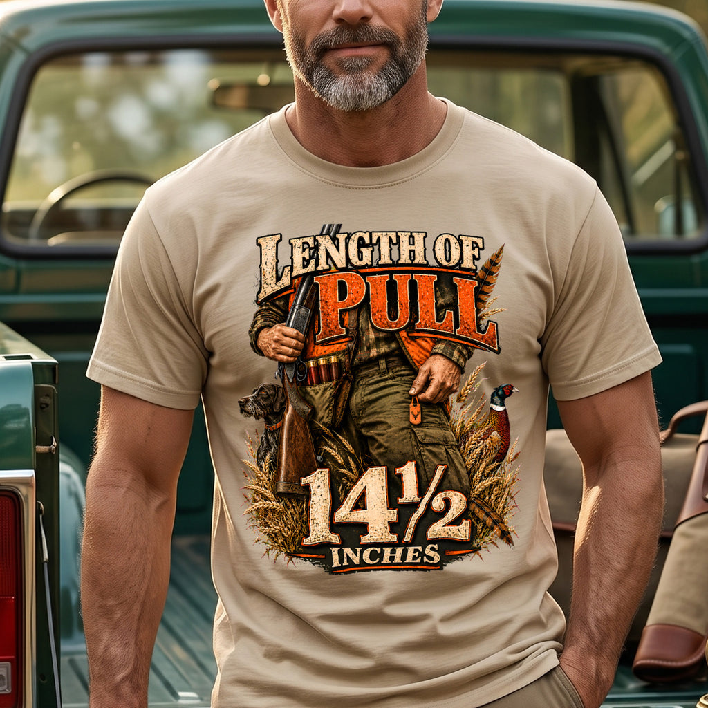 Upland Bird Dog Length Of Pull Outdoor Cotton T-Shirt - PHCT1098