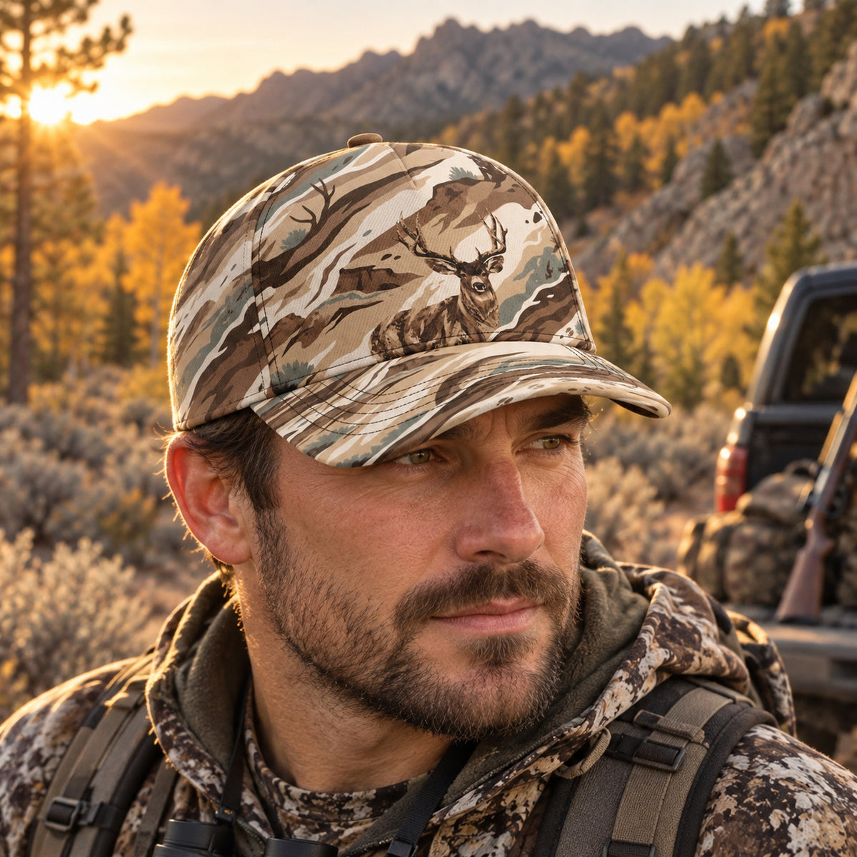 Badlands Mule Deer Classic Cap worn outdoors