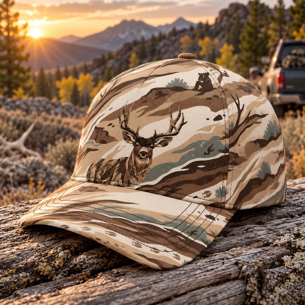 Badlands Mule Deer Classic Cap side view