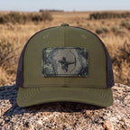 Bowhunting - Leather Patch Trucker Cap BHLTC1001