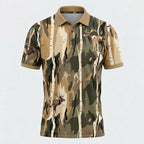 Autumn Timber Elk Camo Polo Shirt - BHPLNQ1033