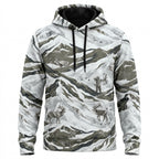 Elk Hunting Frost Mountain Field Hoodies - EHFH1001