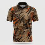 Upland Duo Dog Hunter Camo Polo Shirt - PHPLNQ1009