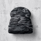 Shadow timber elk camo knit beanie, full product view