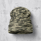 Sage draw elk camo knit beanie, full product view