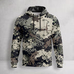 Bowhunting Hex Pixel Rig Field Pullover Hoodie front