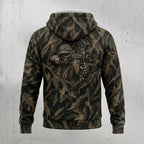 Bowhunting Reaper Draw Oak Fleece Full-Zip Hoodie back