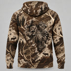 Bowhunting Bone Draw Antler Field Pullover Hoodie back