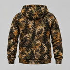 Bowhunting Pine Timber Bull Fleece Full-Zip Hoodie back