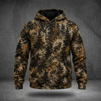 Bowhunting Pine Timber Bull Field Pullover Hoodie front