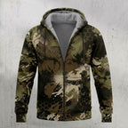 Bowhunting Hex Ridge Elk Fleece Full-Zip Hoodie front