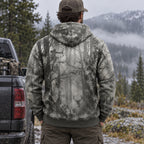 Bowhunting Fog Timber Draw Field Pullover Hoodie back