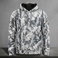 Bowhunting Birch Snow Buck Field Pullover Hoodie front
