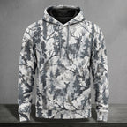 Bowhunting Birch Snow Buck Field Pullover Hoodie front