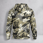 Whitetail Deer Sand Draw Field Pullover Hoodie back