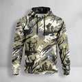 Whitetail Deer Sand Draw Field Pullover Hoodie front