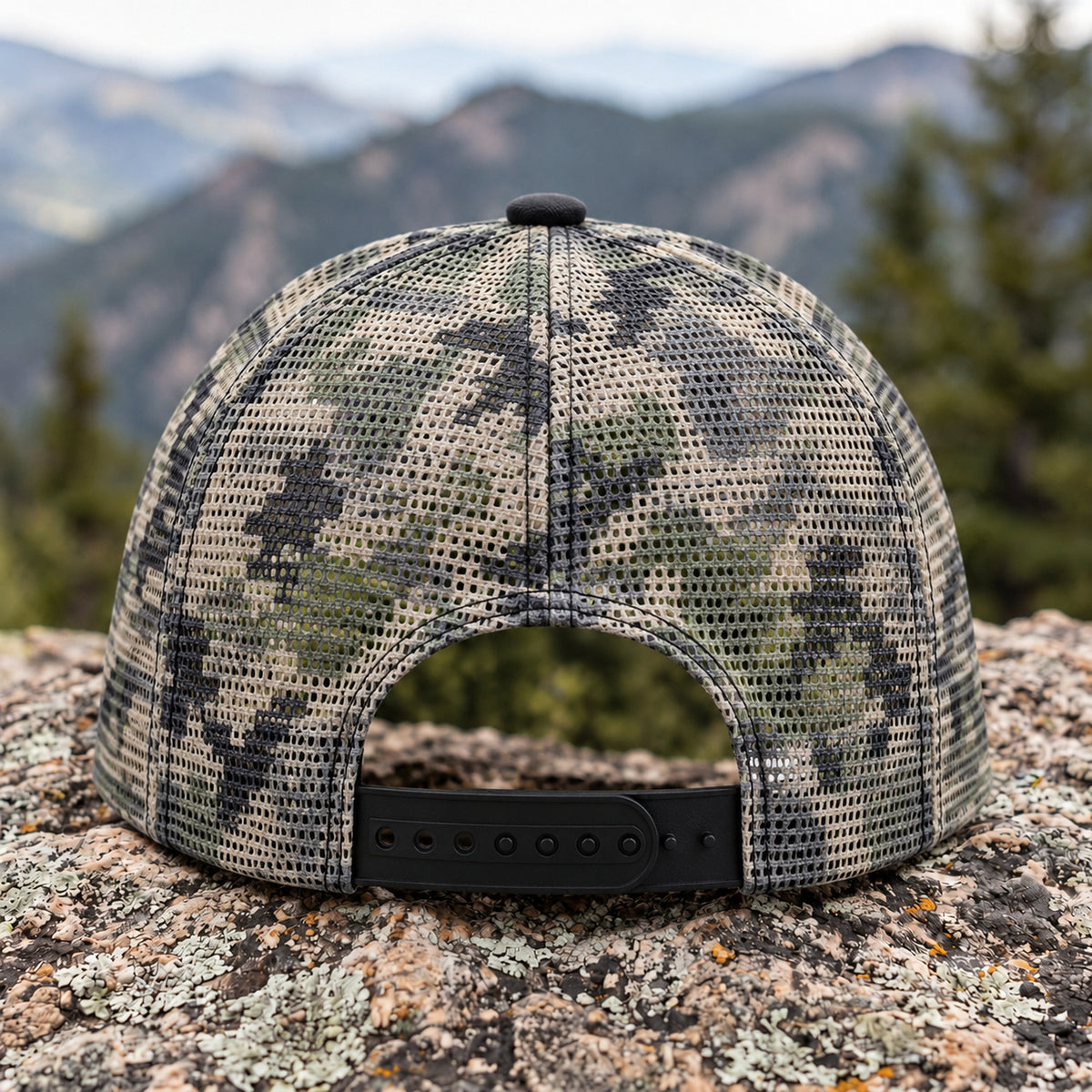 Pixel Draw Archer Mesh Cap 2.0 back closure