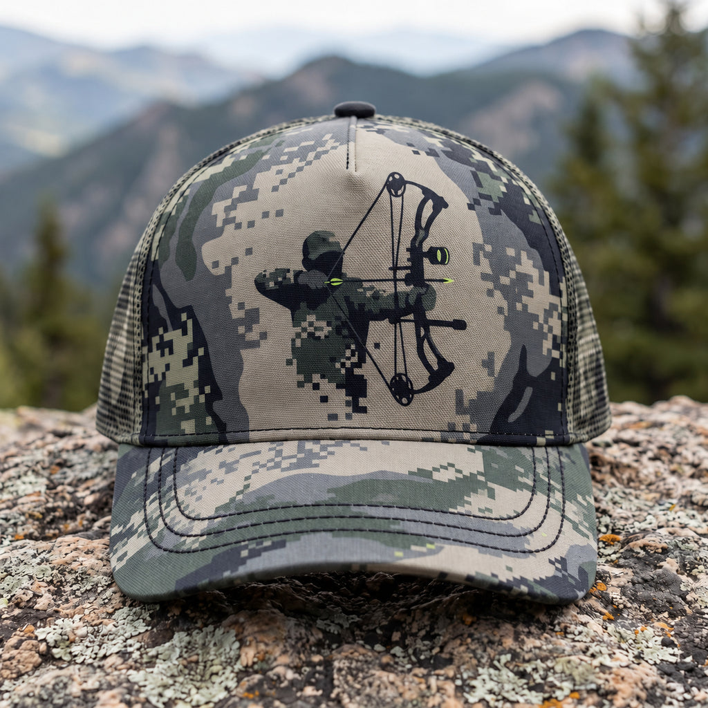 Pixel Draw Archer Mesh Cap 2.0 front