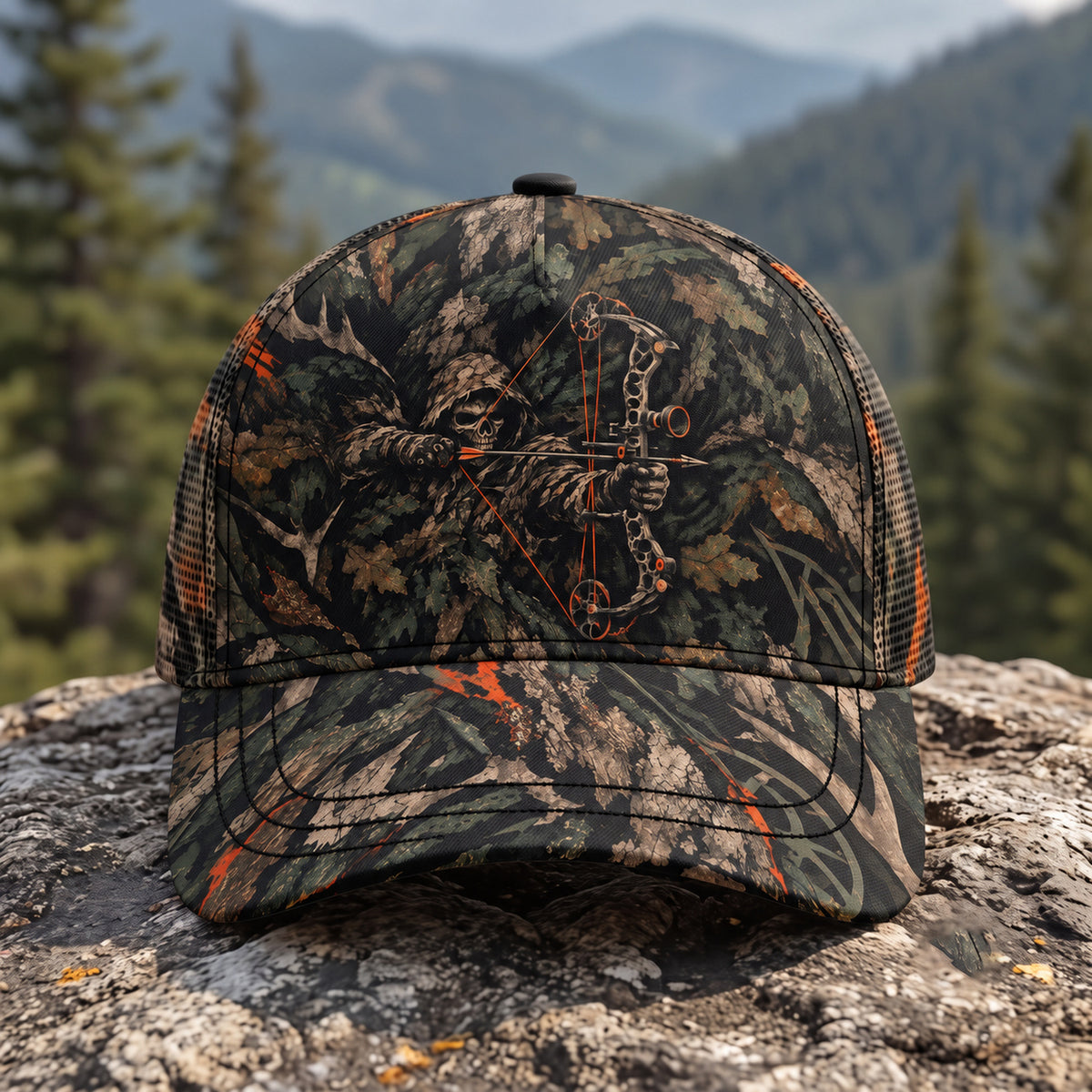 Oak Leaf Reaper Mesh Cap 2.0 front