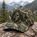 Digital Skull Broadhead Mesh Cap 2.0 side view showing the all-over print mesh