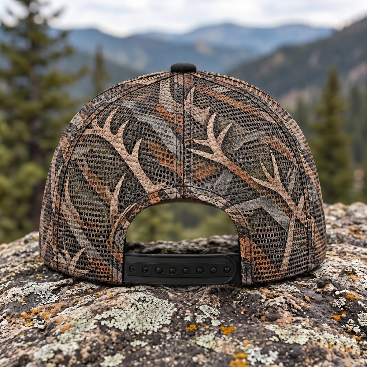 Antler Drift Bowhunt Mesh Cap 2.0 back closure