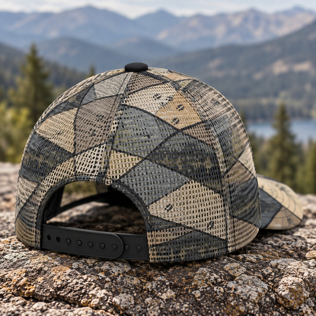 Shale Facet Bull Mesh Cap 2.0 back closure