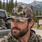 Shatter Burst Archer Mesh Cap 2.0 worn outdoors