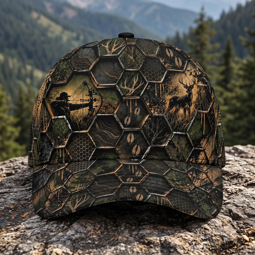 Gilded Hex Buck Mesh Cap 2.0 front