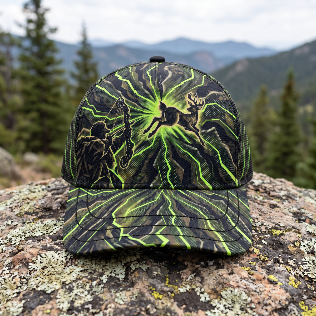 Volt Burst Archer Mesh Cap 2.0 front