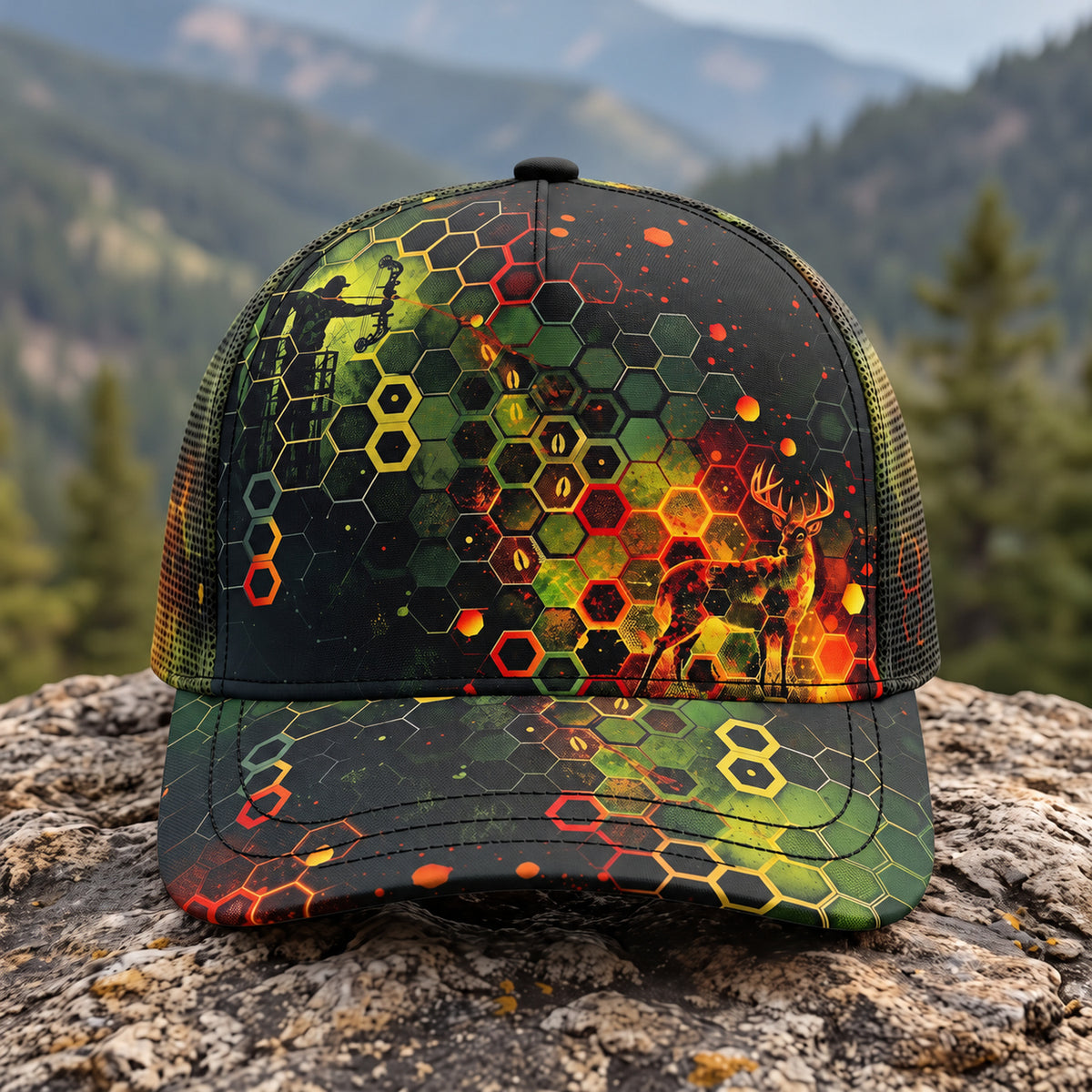 Lava Comb Buck Mesh Cap 2.0 front