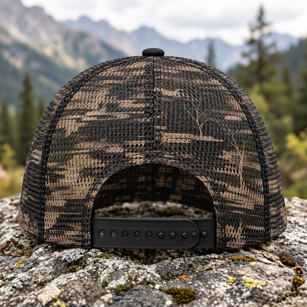 Static Grain Buck Mesh Cap 2.0 back closure