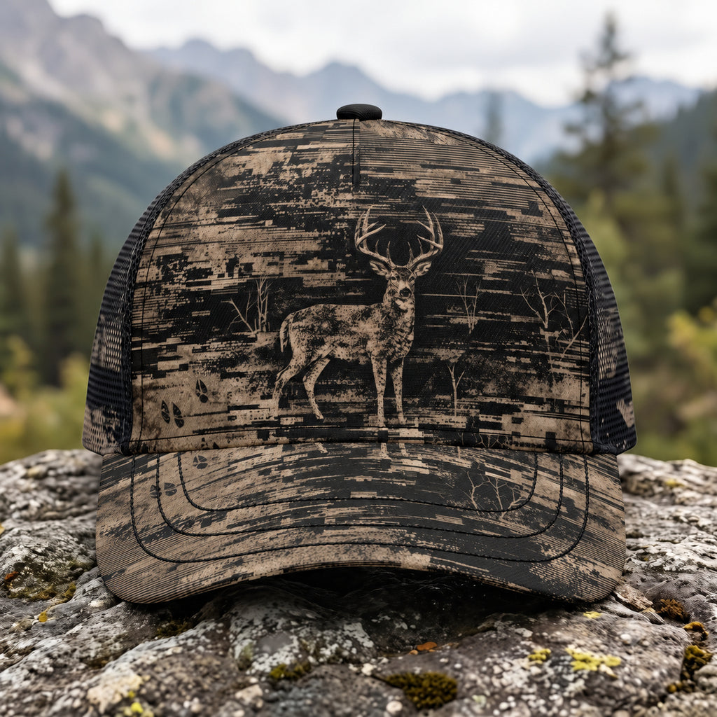 Static Grain Buck Mesh Cap 2.0 front