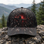 Crimson Shatter Archer Mesh Cap 2.0 front
