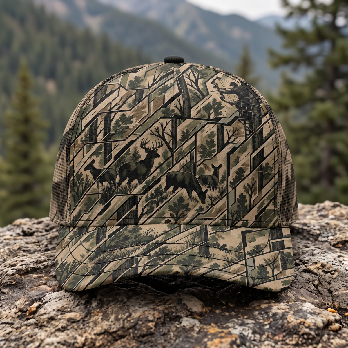 Facet Field Buck Mesh Cap 2.0 front