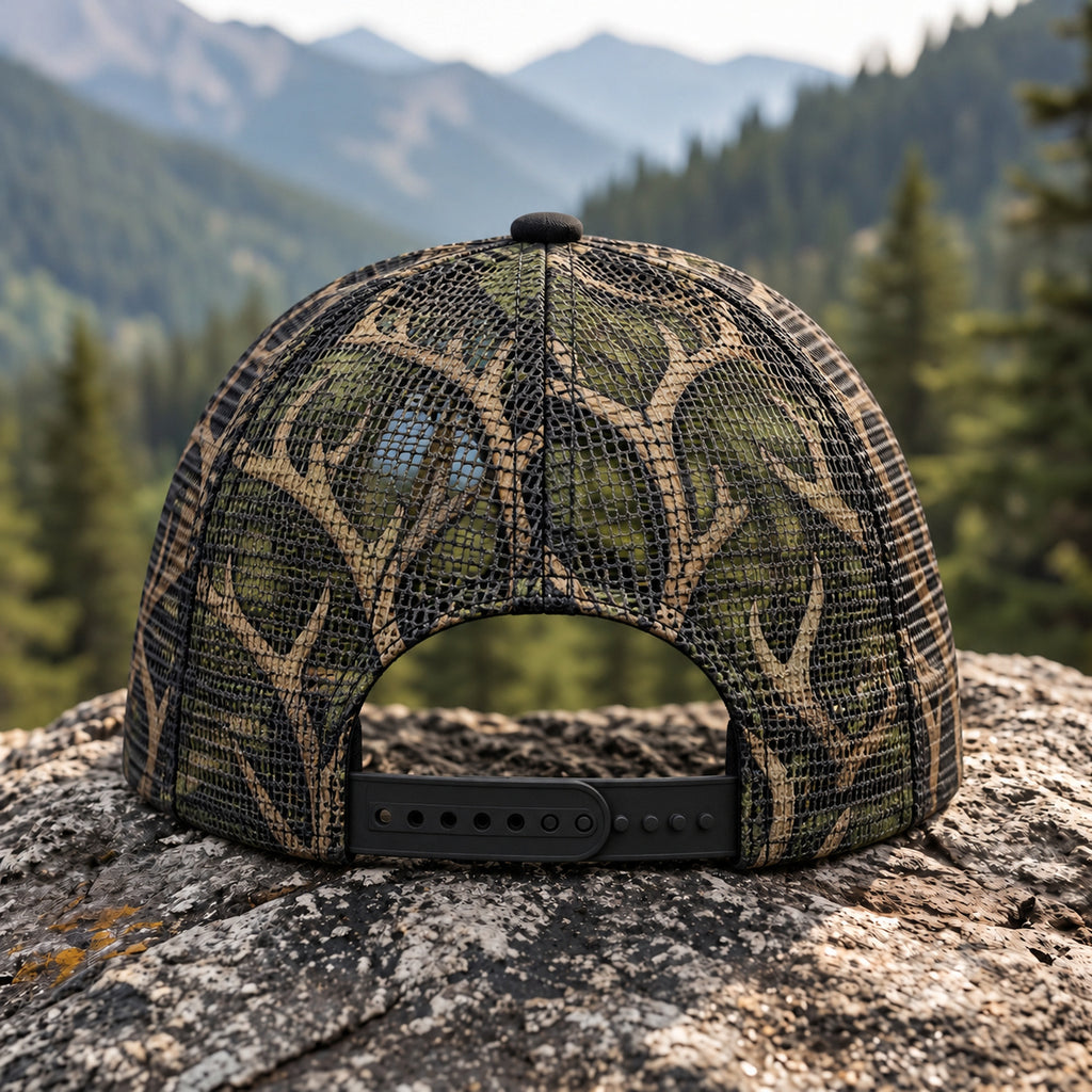 Antler Weave Bull Mesh Cap 2.0 back closure