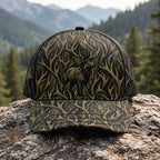 Antler Weave Bull Mesh Cap 2.0 front