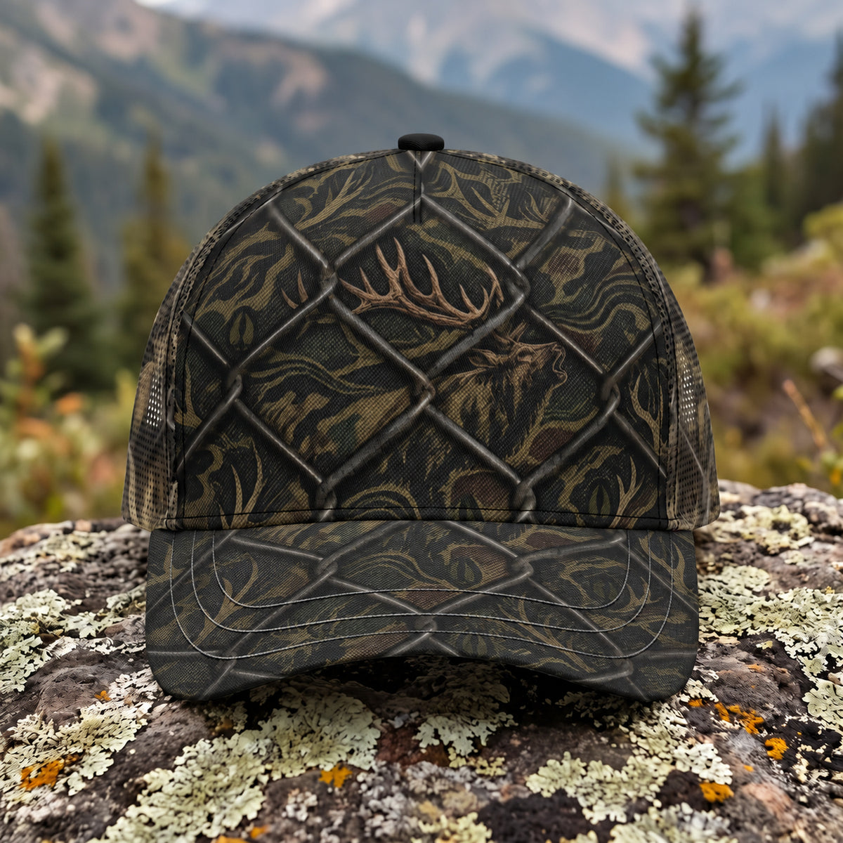 Fence Line Bull Mesh Cap 2.0 front