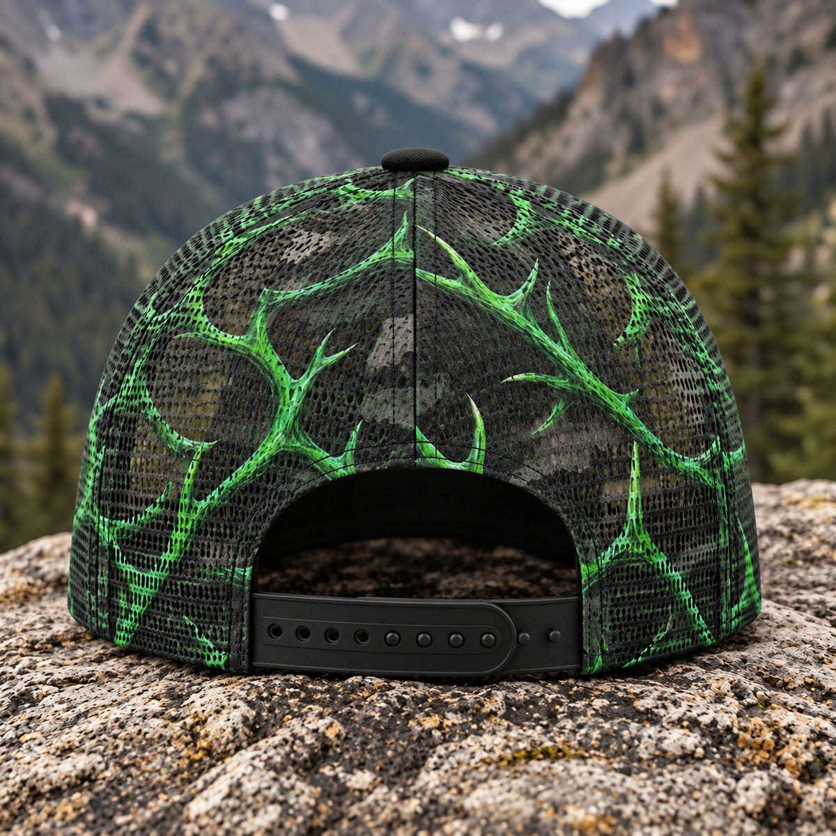 Neon Rack Buck Mesh Cap 2.0 back closure