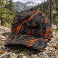 Blaze Slash Buck Mesh Cap 2.0 side view showing the all-over print mesh