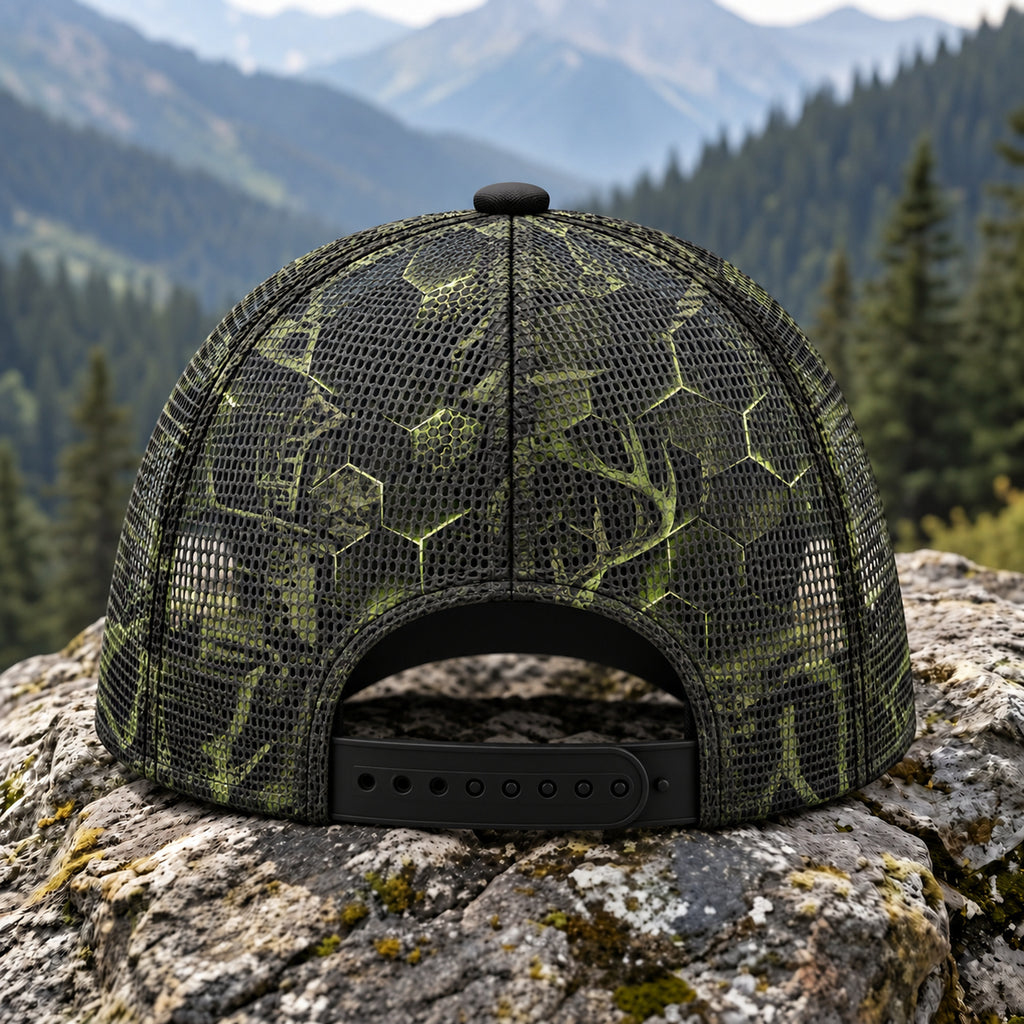 Neon Comb Antler Mesh Cap 2.0 back closure