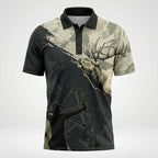 Elk Bugle Camo Polo Shirt - BHPLNQ1001
