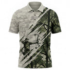 Timber Elk Camo Polo Shirt - BHPLNQ1003