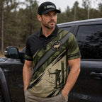 Treestand Elk Camo Polo Shirt - BHPLNQ1004