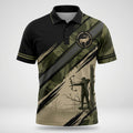 Treestand Elk Camo Polo Shirt - BHPLNQ1004