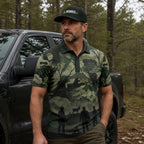 Elk Camp Camo Polo Shirt - BHPLNQ1005