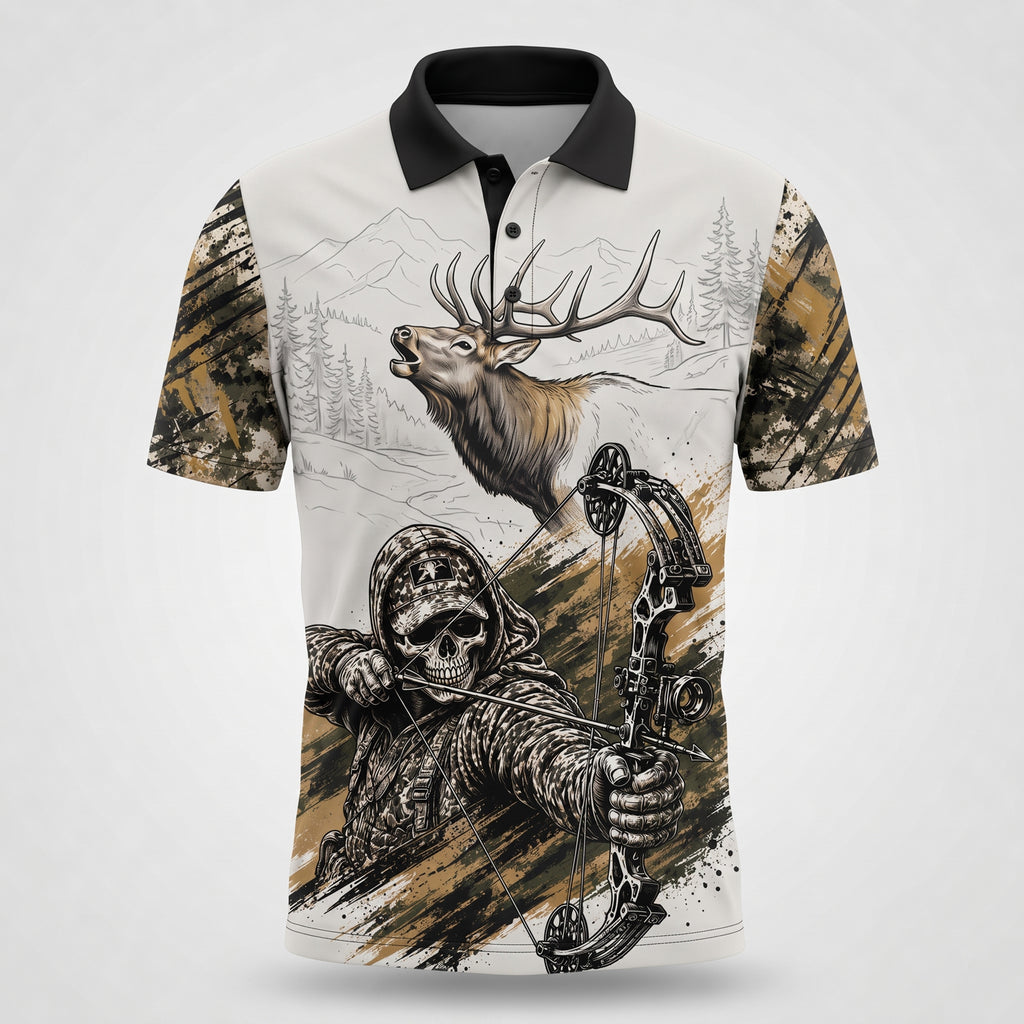Reaper Elk Camo Polo Shirt - BHPLNQ1008